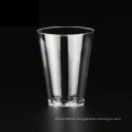 Clear hard disposable PS plastic tea cup for wedding party 7oz 200ml